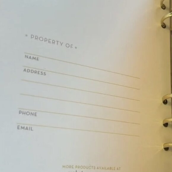 Start Any Year or Month! NIB Complete Planner w/ Pages Dividers Webster’s Pages - Picture 15 of 16